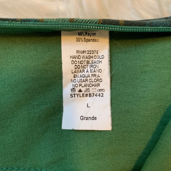 Mustard Seed large plaid print pants - Picture 4 of 6